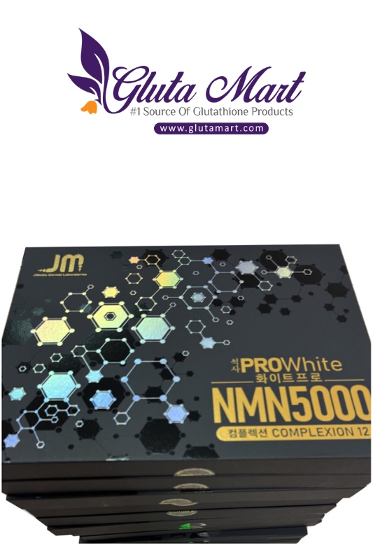 JM Prowhite NMN5000 Complexion 12 Glutathione Injection