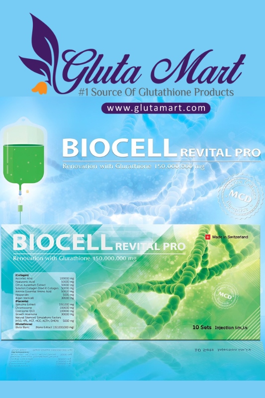 Biocell Revital Pro Renovation with Glutathione 150000000 mg Injection