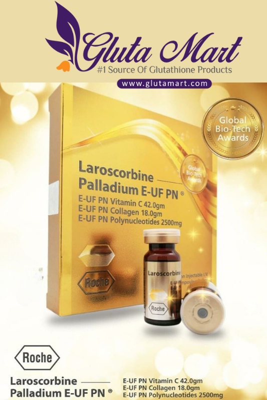 Laroscorbine Palladium Gold Box Vitamin C 42G & Collagen 15Gram