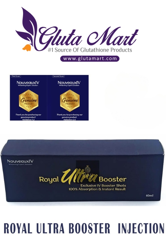 Royal Ultra Booster Glutathione Skin Whitening IV Injection