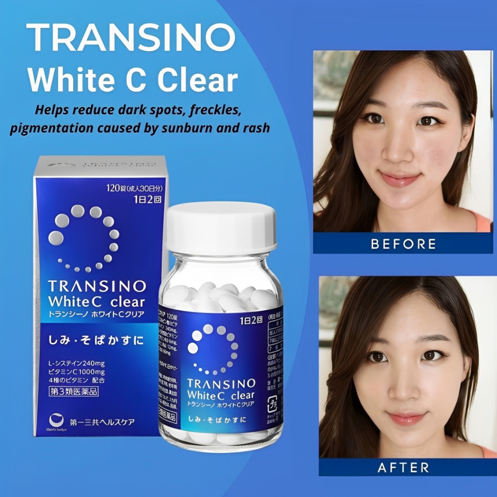 Transino White C Clear Skin Whitening Tablets