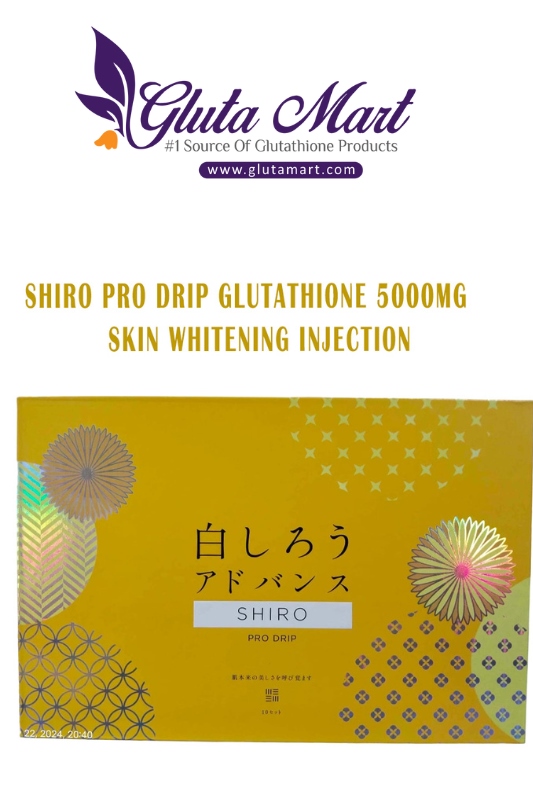 Shiro Pro Drip Glutathione Skin Whitening Injection