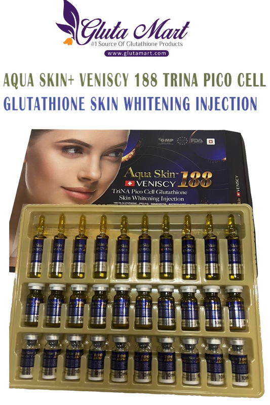 Aqua Skin Veniscy 188 TriNa Pico Glutathione Injections