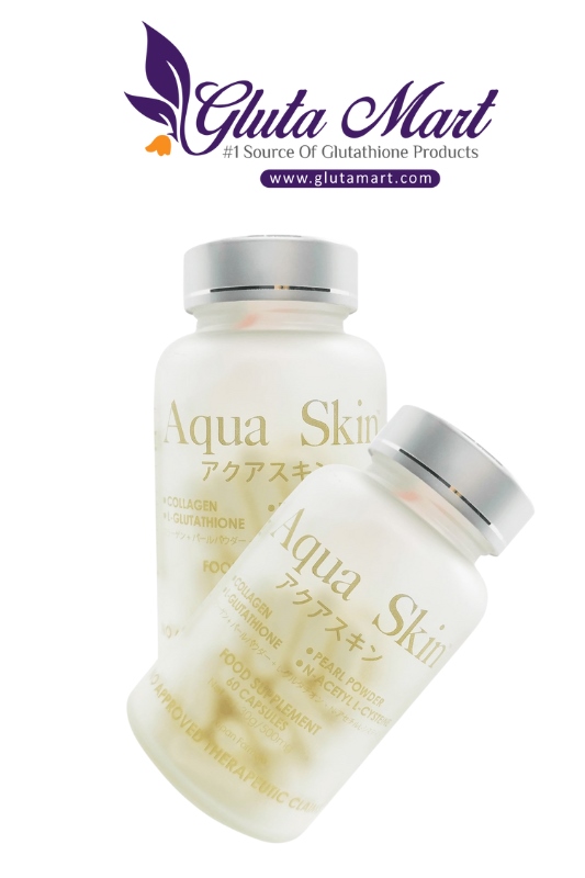 Aqua Skin Glutathione and Collagen Whitening Pills