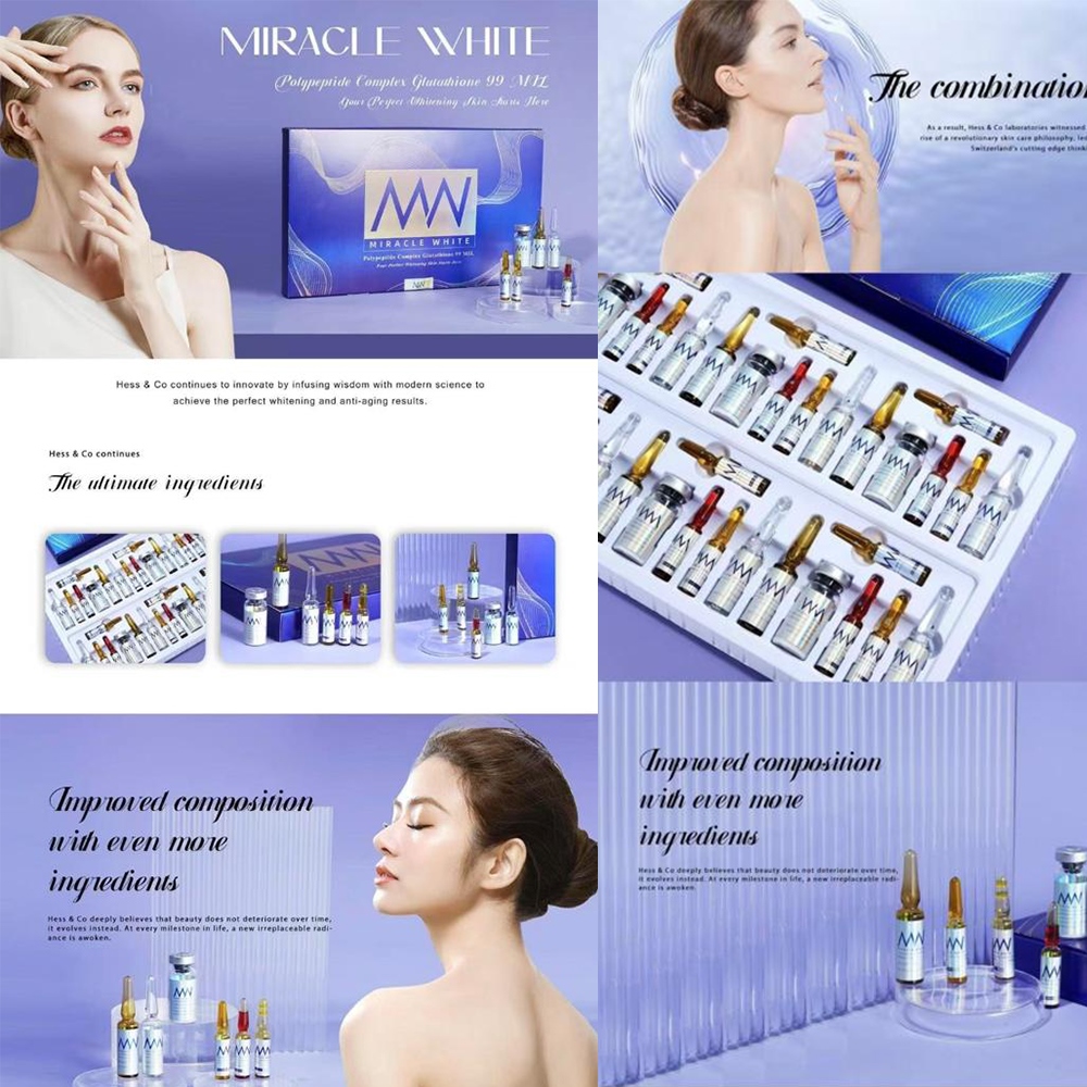 Miracle White 99000000mg Glutathione Injection